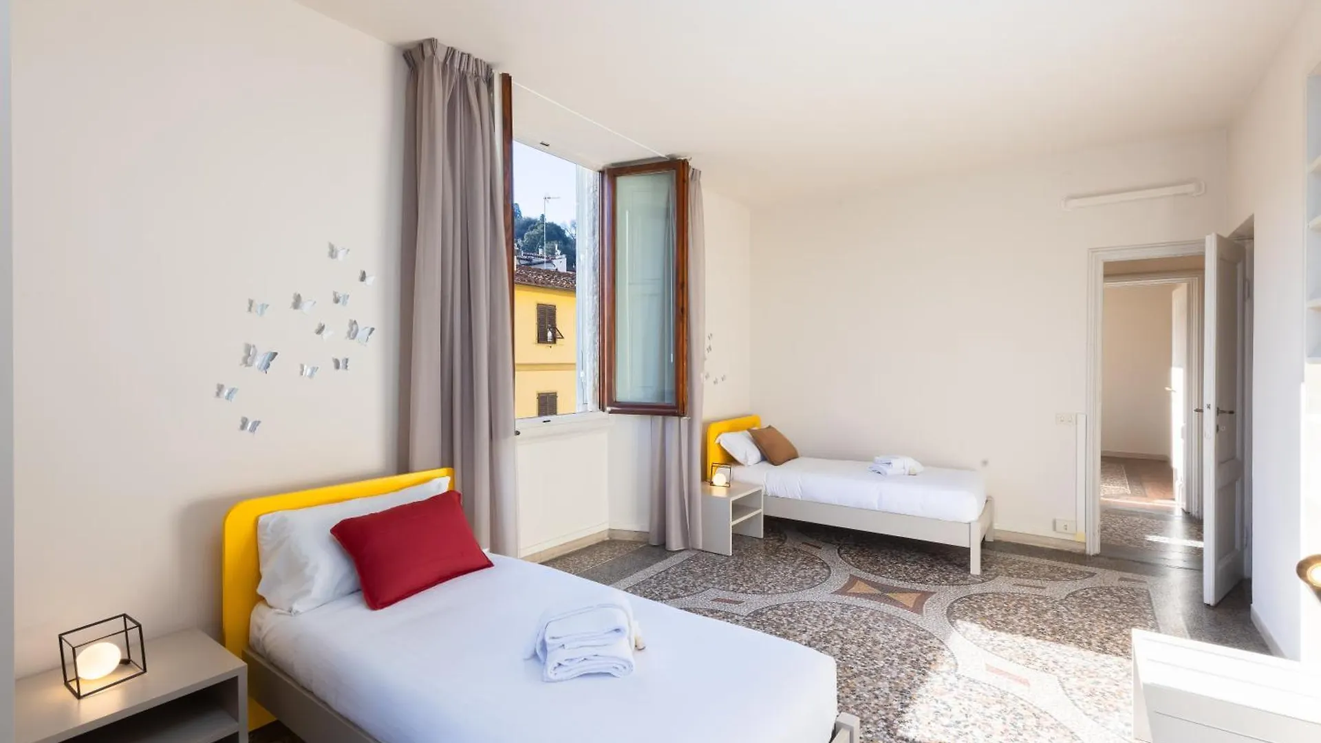 Panoramic Home 5 Min Ponte Vecchio And Center Firenze Apartman